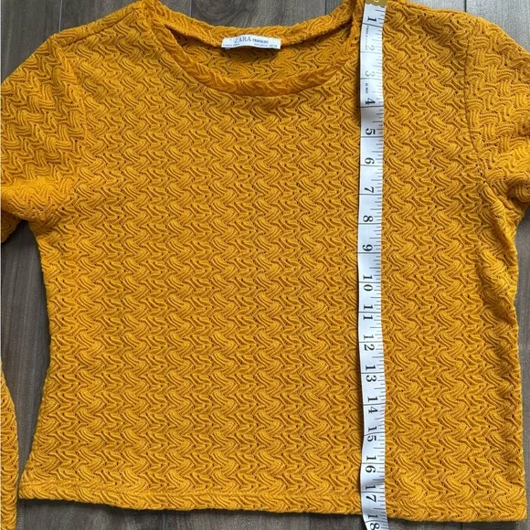 Zara Mustard Knit Sweater - Picture 5 of 5